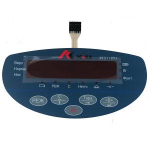 Мембранная клавиатура для индикатора ХК3118Т1